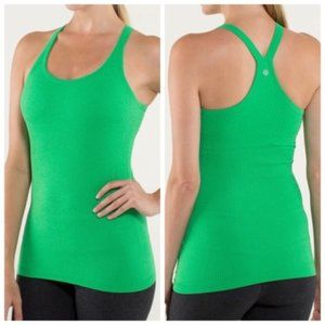 Lululemon Ebb to the Street Green Tank Top